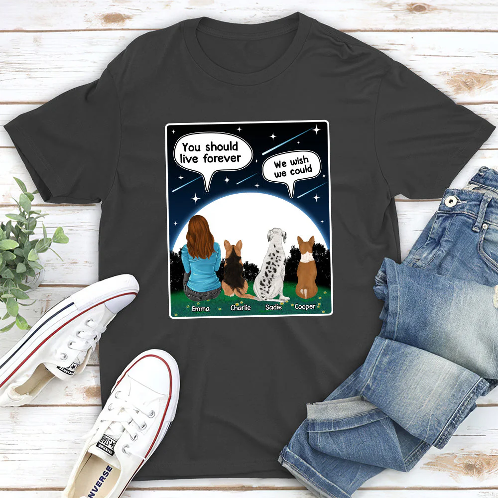 I Wish - Personalized Custom Unisex T-shirt - Image 2