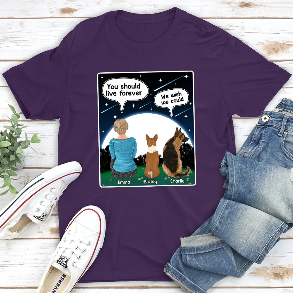 I Wish - Personalized Custom Unisex T-shirt - Image 3