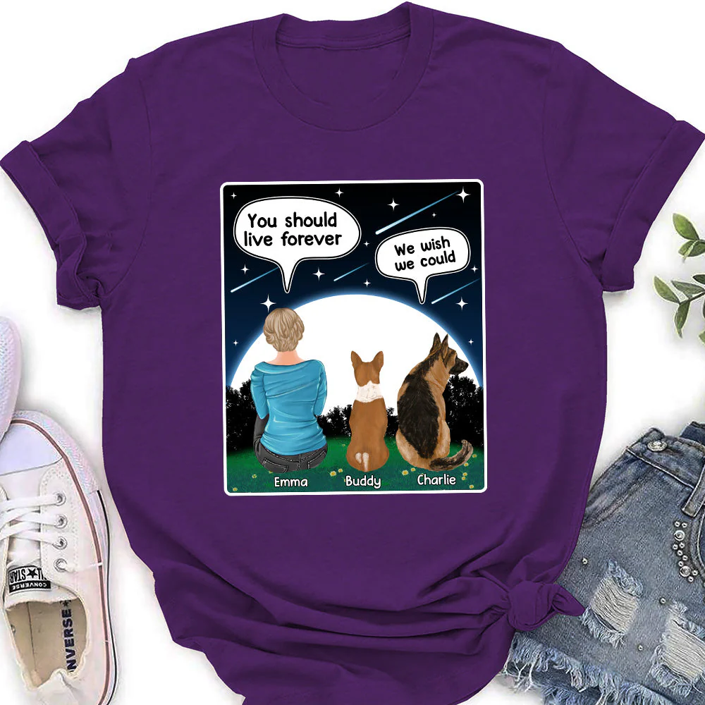 I Wish - Personalized Custom Women's T-shirt - Image 4