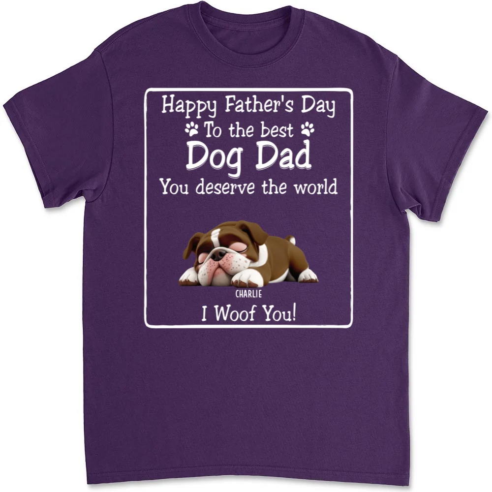 I Woof You - Personalized Custom Unisex T-shirt - Image 9