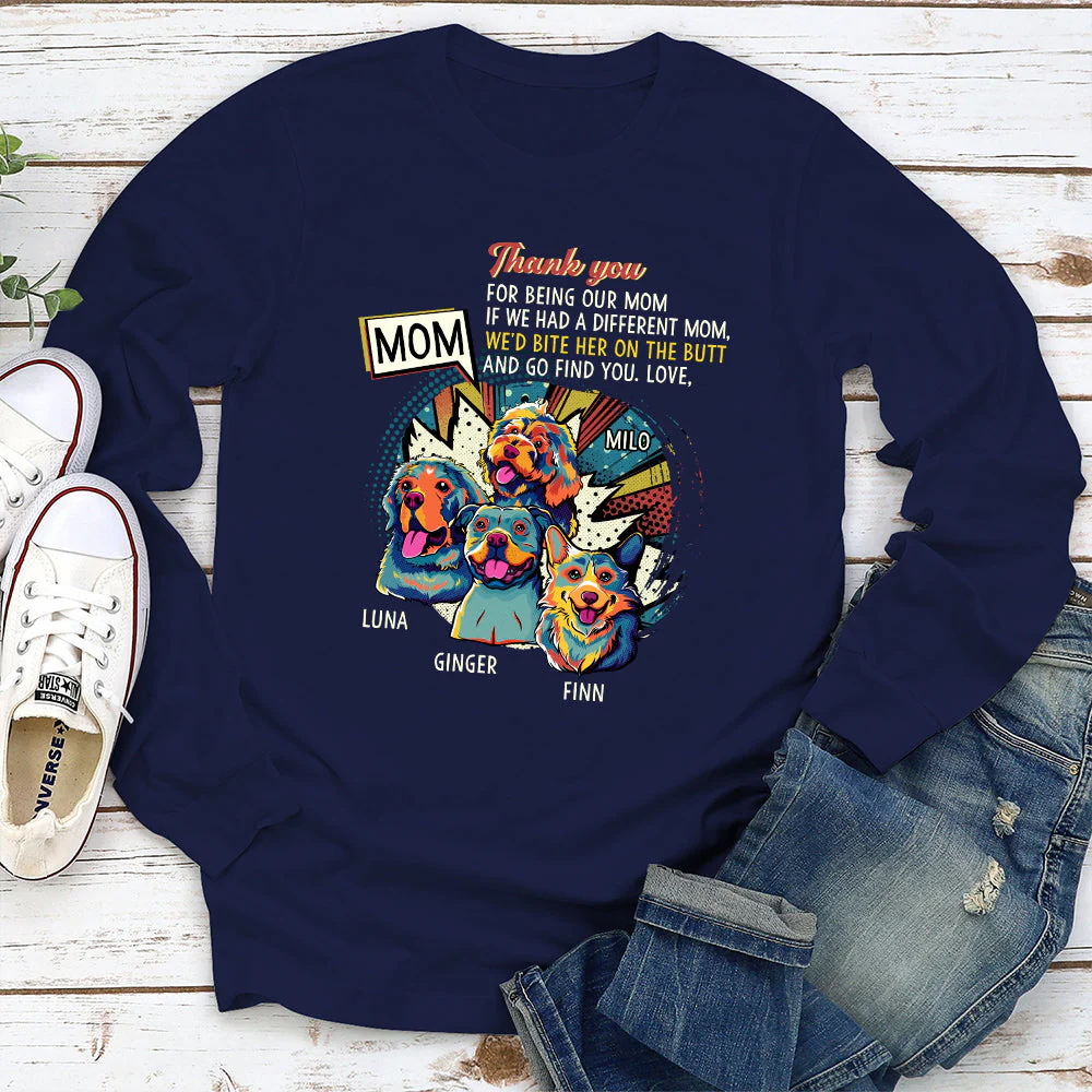 I Would Bite Her On The Butt - Personalized Custom Long Sleeve T-shirt - Image 3