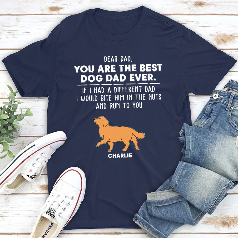 I Would Bite Him - Personalized Custom Unisex T-shirt - Image 2