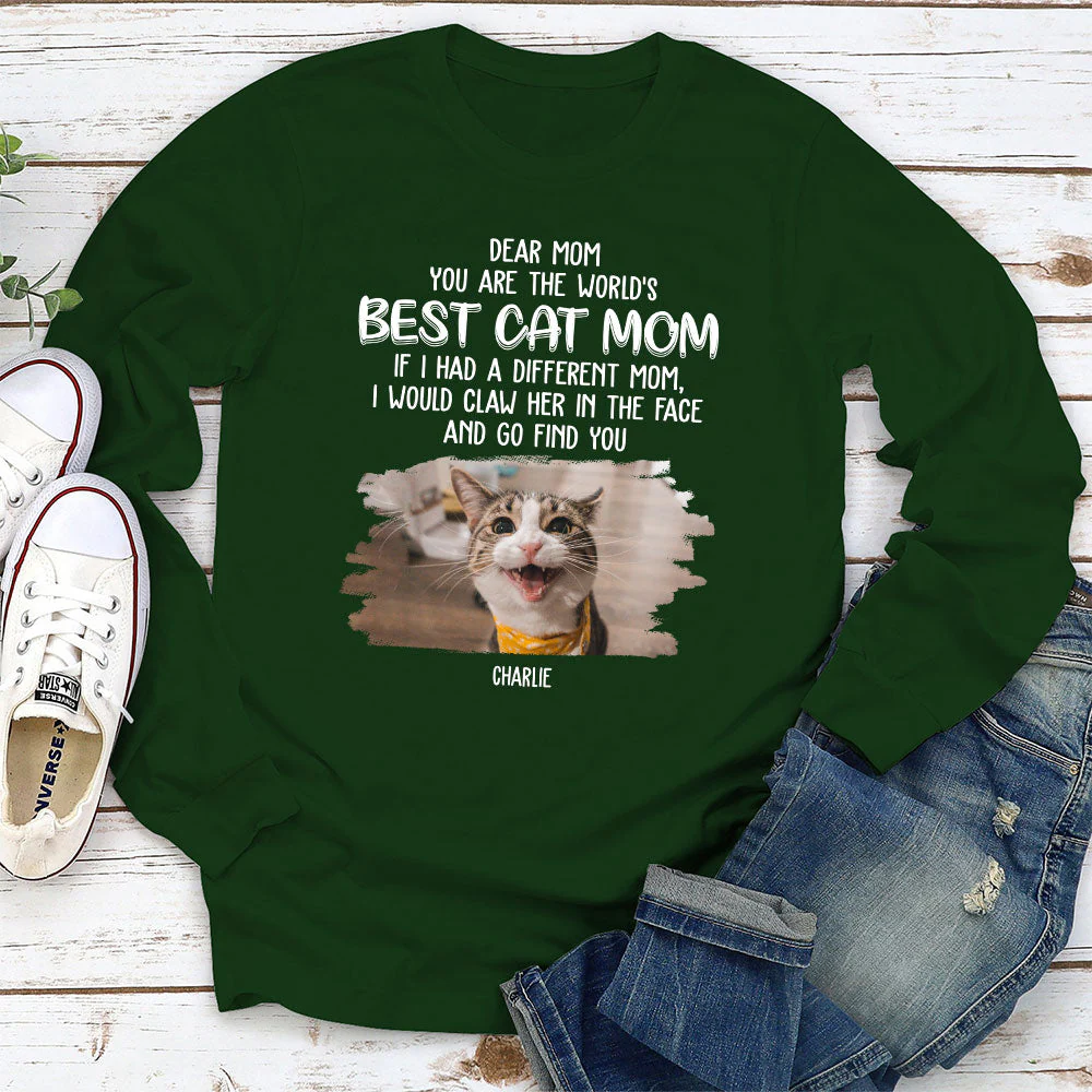 I Would Claw Her Face - Personalized Custom Long Sleeve T-shirt - Image 3