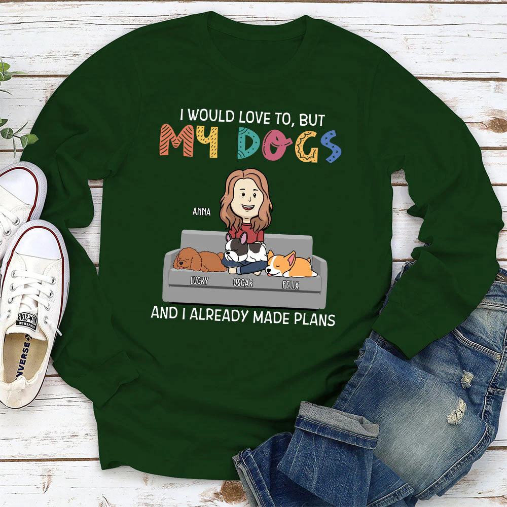 I Would Love To 1 - Personalized Custom Long Sleeve T-shirt - Image 3