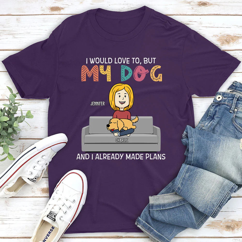 I Would Love To 1 - Personalized Custom Unisex T-shirt - Image 2