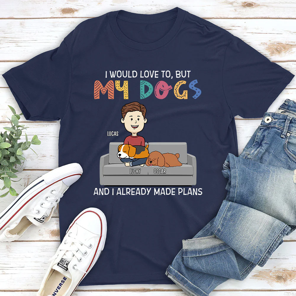 I Would Love To - Personalized Custom Unisex T-shirt - Image 3