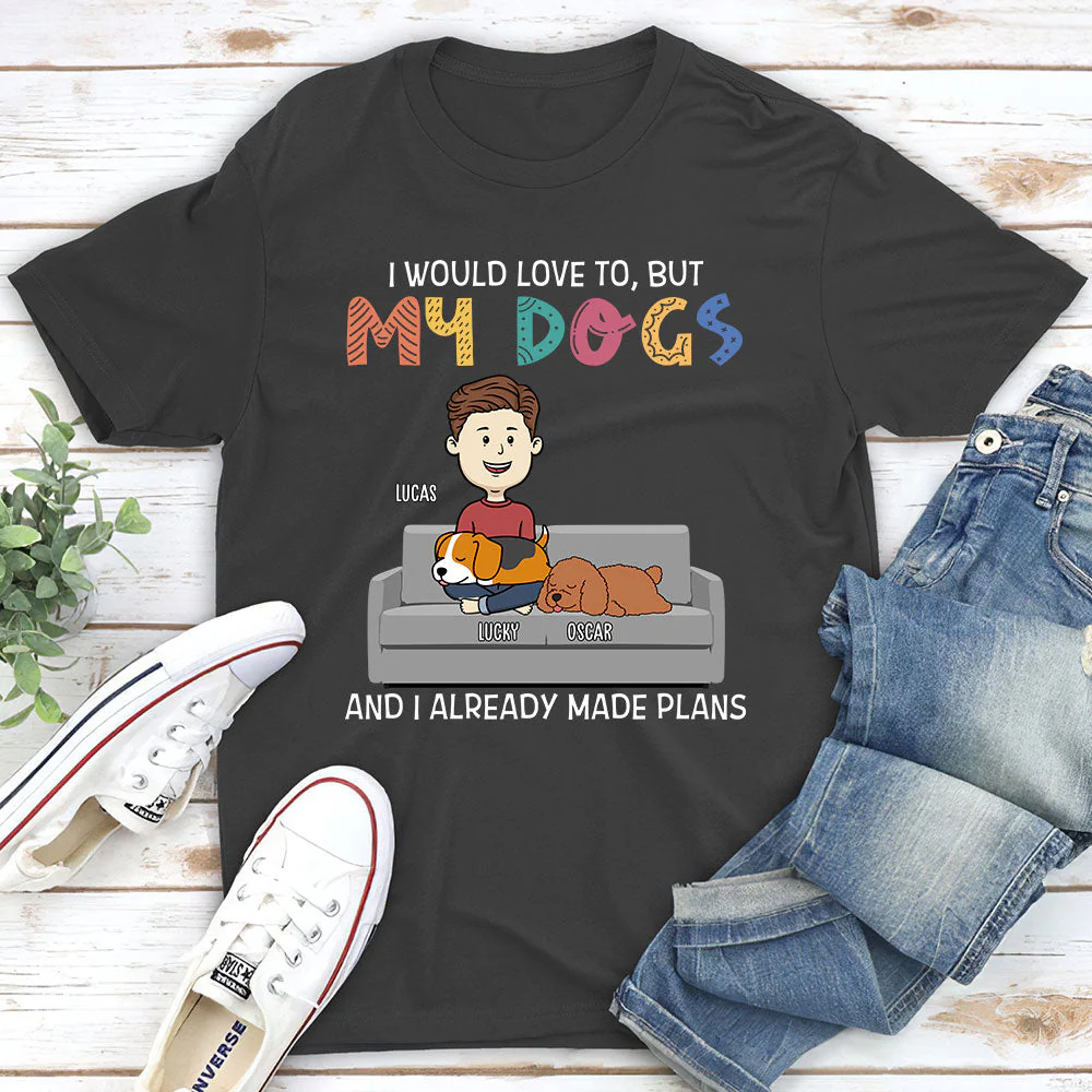 I Would Love To - Personalized Custom Unisex T-shirt - Image 4