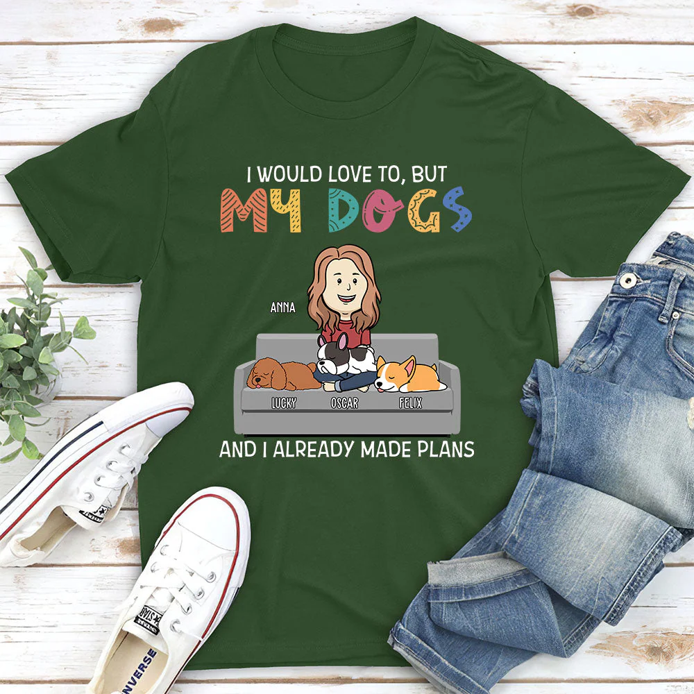 I Would Love To - Personalized Custom Unisex T-shirt - Image 5