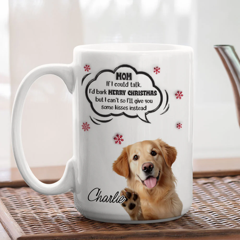If I Could Talk Photo - Personalized Custom 3D Inflated Effect Mug - Image 2