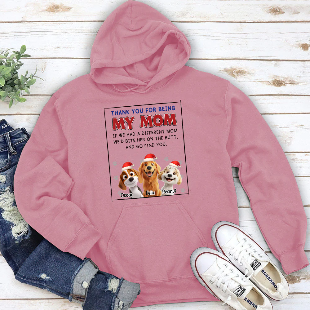If I Had A Different Mom Christmas - Personalized Custom Hoodie - Image 2