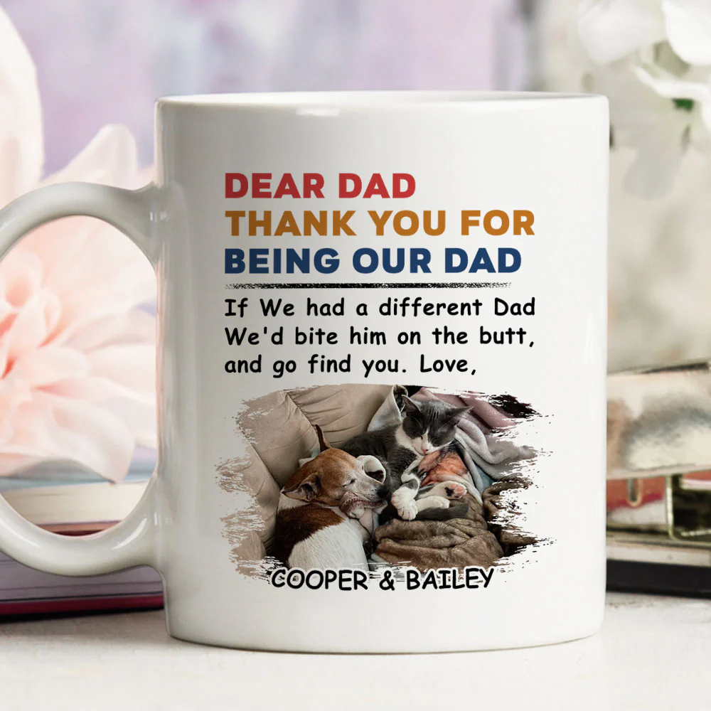 If I Had A Different Pet Dad Mom Photo - Personalized Custom Coffee Mug - Image 3
