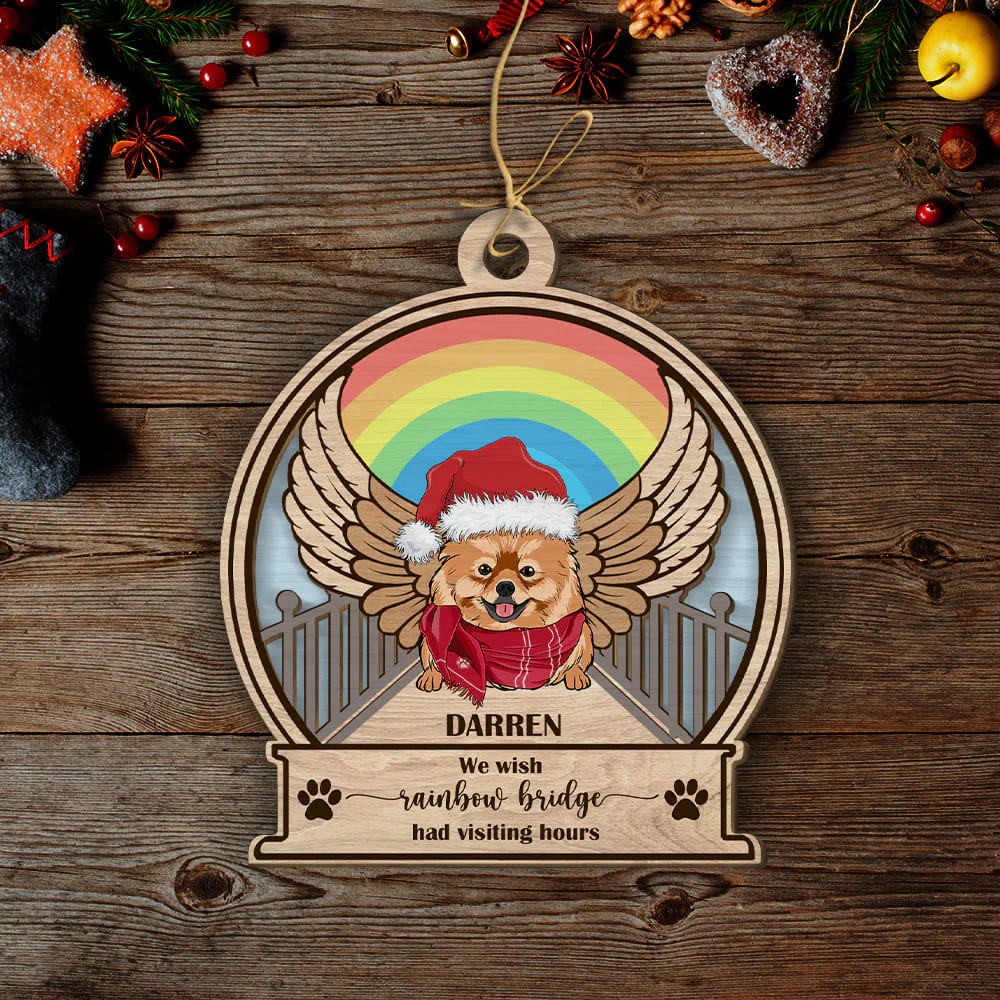 If Love Could Have Saved You - Personalized Custom 2-layered Wood Ornament - Image 2