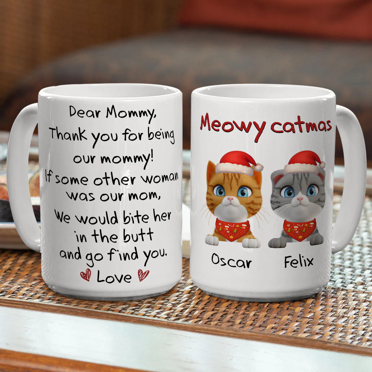 If Someone Was My Parent Ver Cat - Personalized Custom Coffee Mug - Image 5