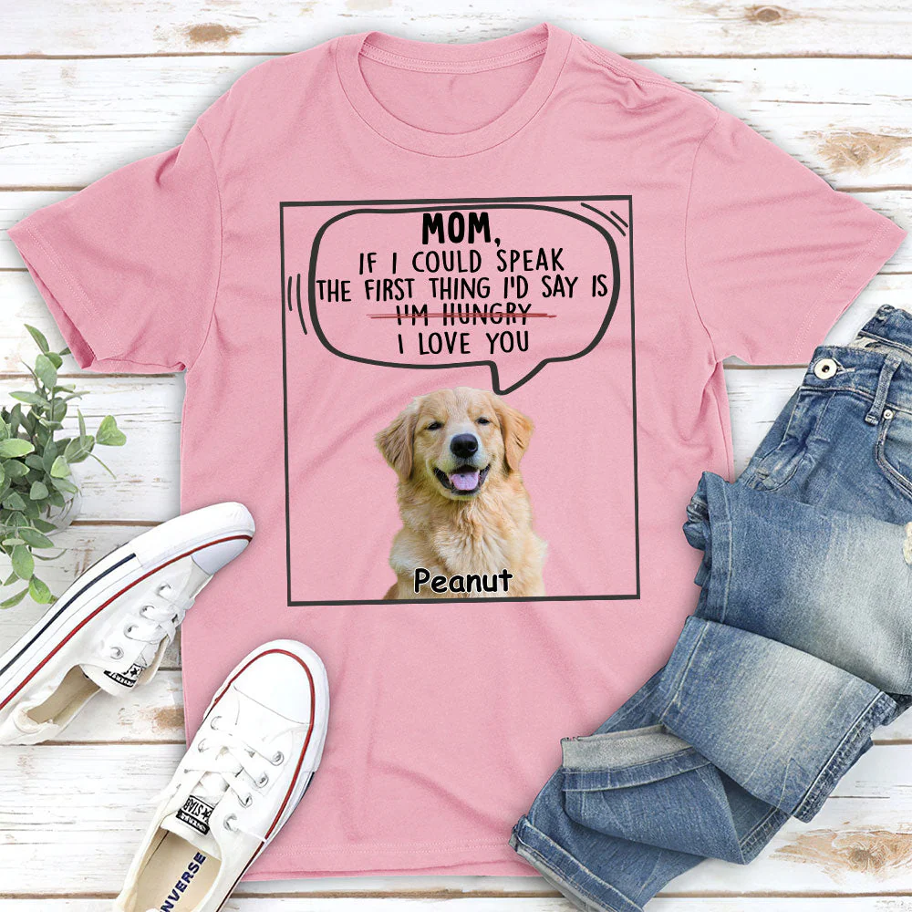 If We Could Speak - Personalized Custom Unisex T-shirt - Image 4