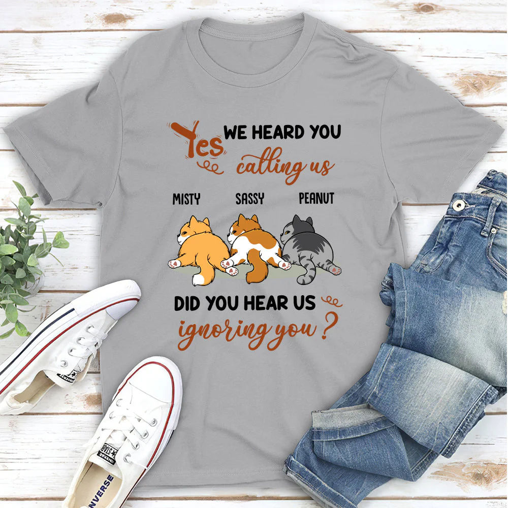 Ignoring You - Personalized Custom Unisex T-shirt - Image 4