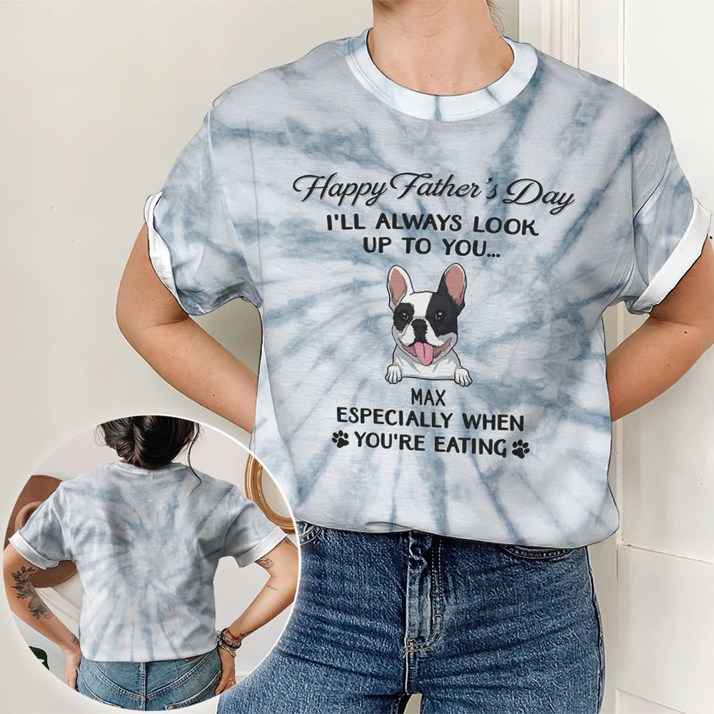 I'll Always Look Up To You - Personalized Custom All-over-print T-shirt - Image 5
