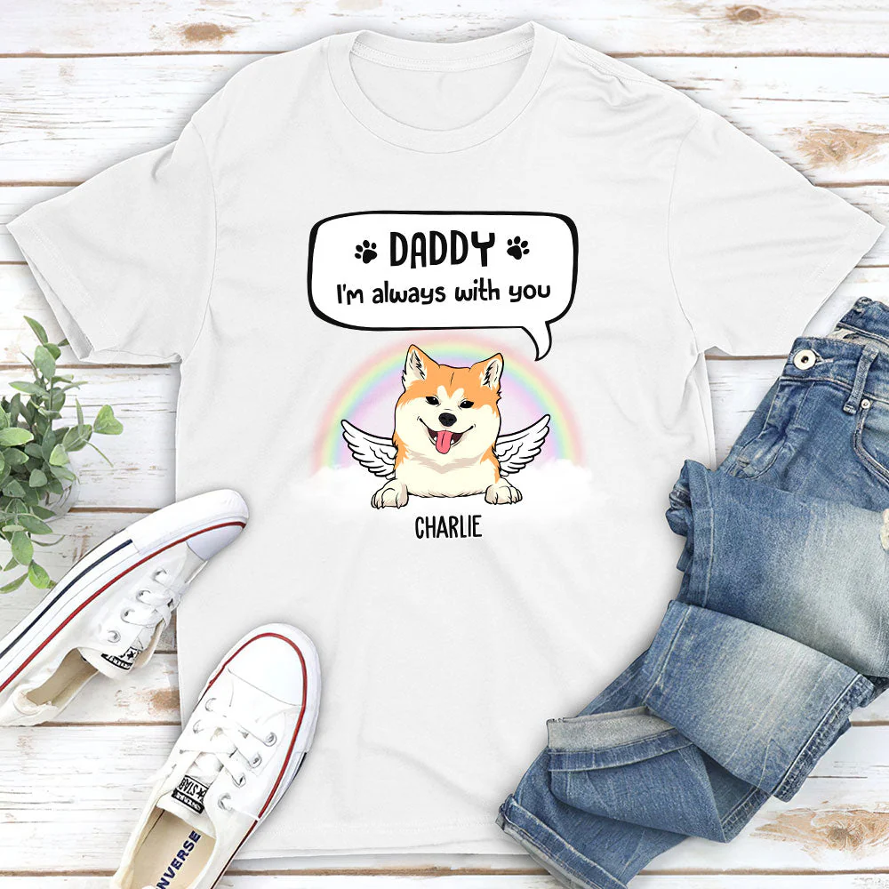 I'm Always With You - Personalized Custom Unisex T-shirt - Image 4