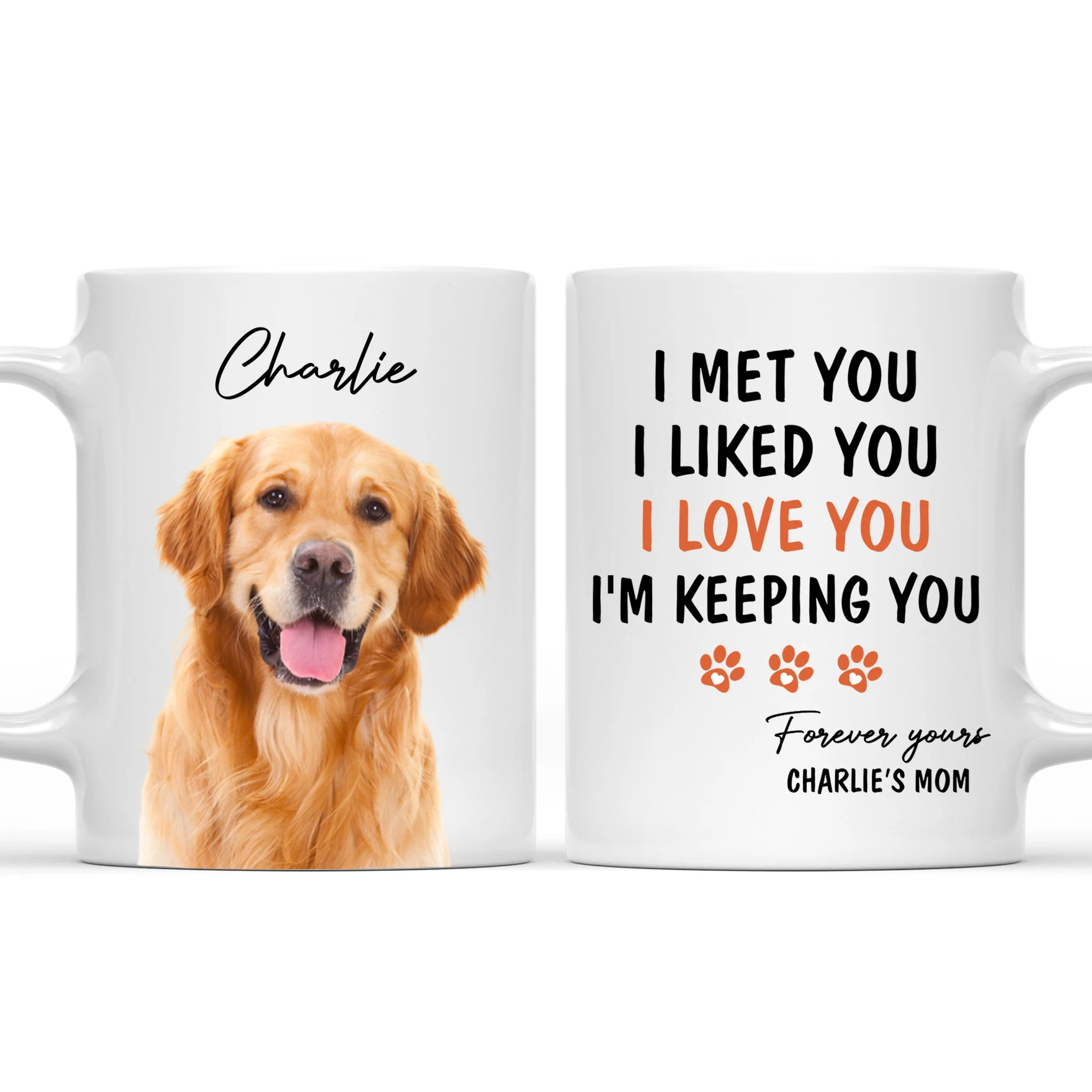 I'm Keeping You - Personalized Custom Photo Coffee Mug