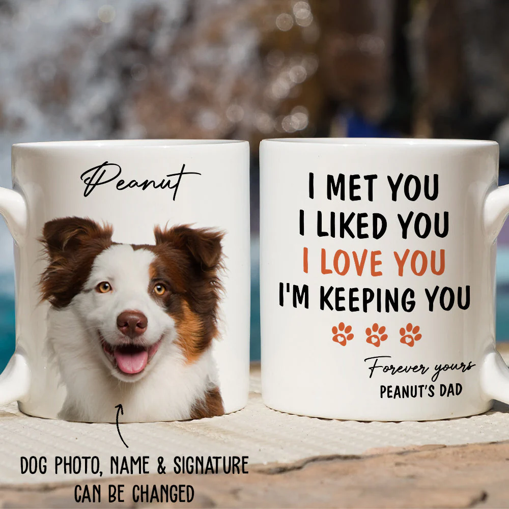 I'm Keeping You - Personalized Custom Photo Coffee Mug - Image 4
