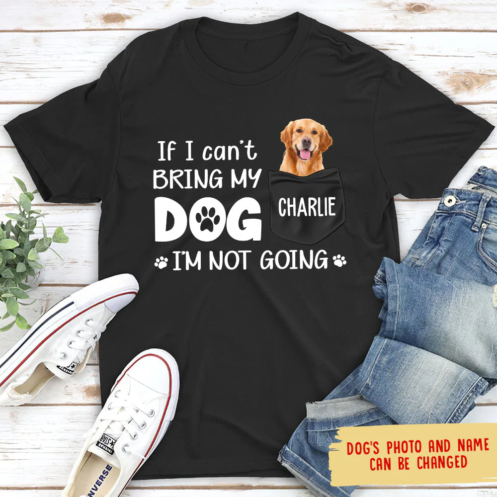 I'm Not Going - Personalized Custom Photo Unisex T-shirt - Image 2