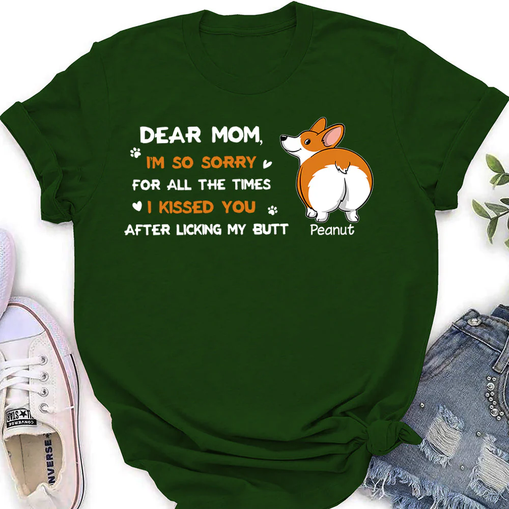 I'm So Sorry, Mom - Personalized Custom Women's T-shirt - Image 2