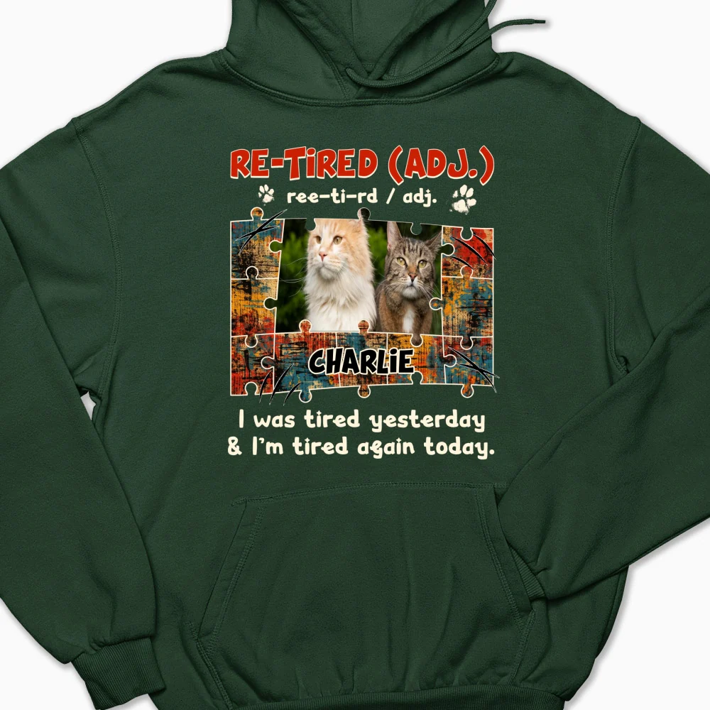 I'm Tired Again Today Photo - Personalized Custom Hoodie - Image 8
