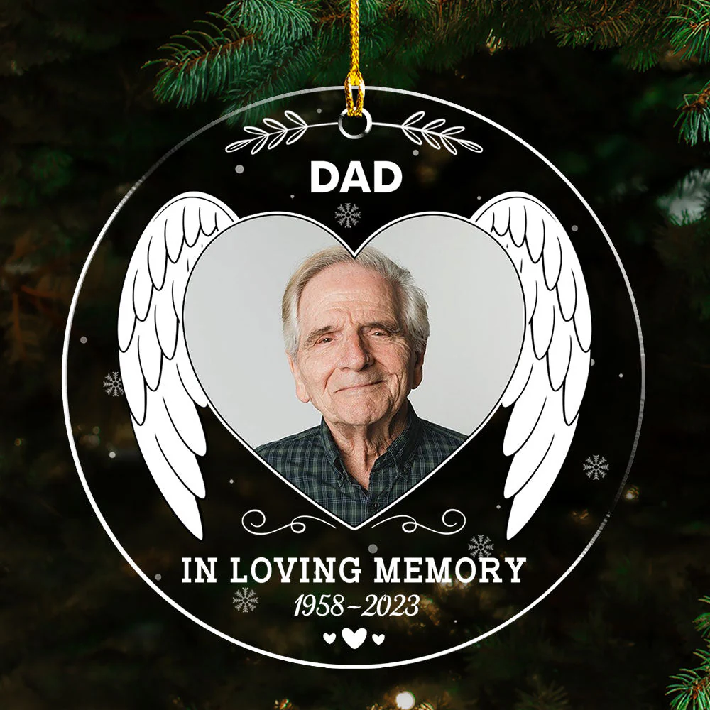 In Loving Memory - Personalized Custom Acrylic Ornament