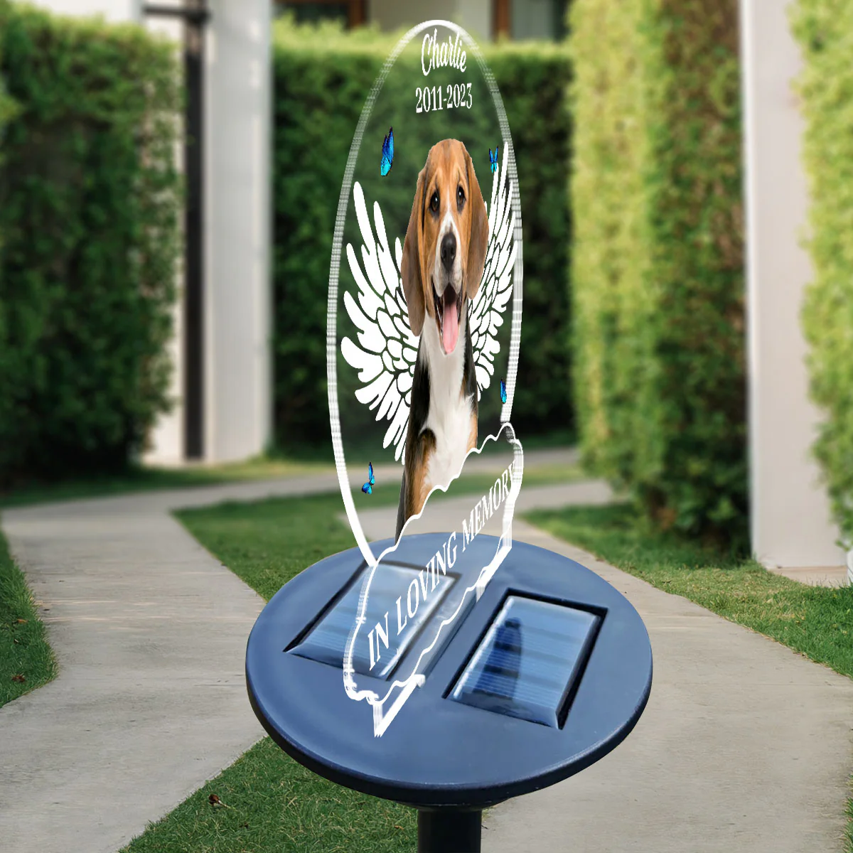 In Loving Memory - Personalized Custom Solar Light - Image 2