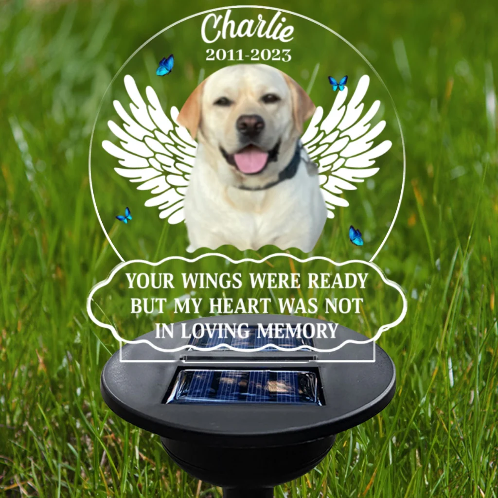 In Loving Memory - Personalized Custom Solar Light - Image 6