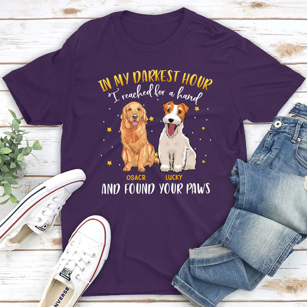 In My Darkest Hour - Personalized Custom Unisex T-Shirt - Image 4