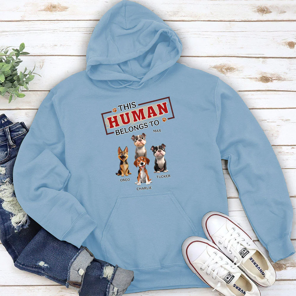 In My Dog’s World - Personalized Custom Hoodie - Image 4