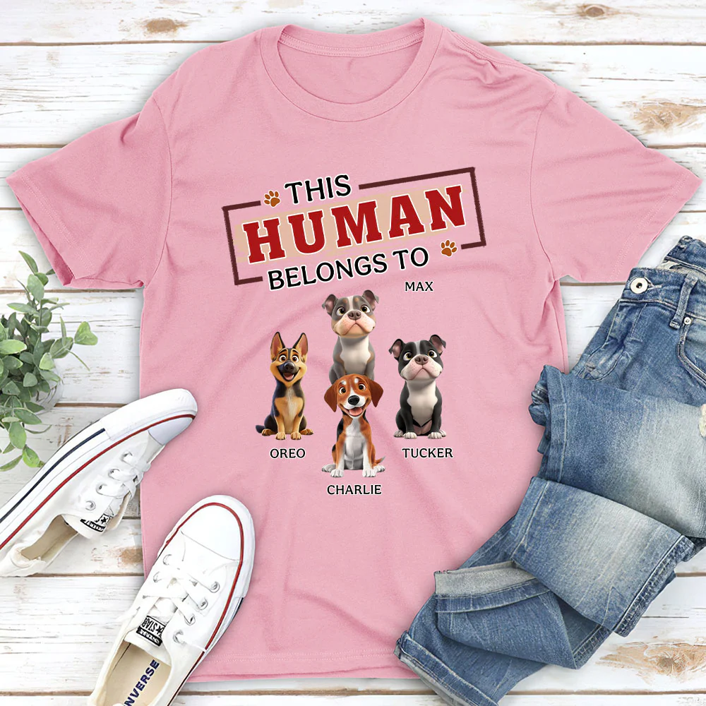 In My Dog’s World - Personalized Custom Unisex T-Shirt - Image 4