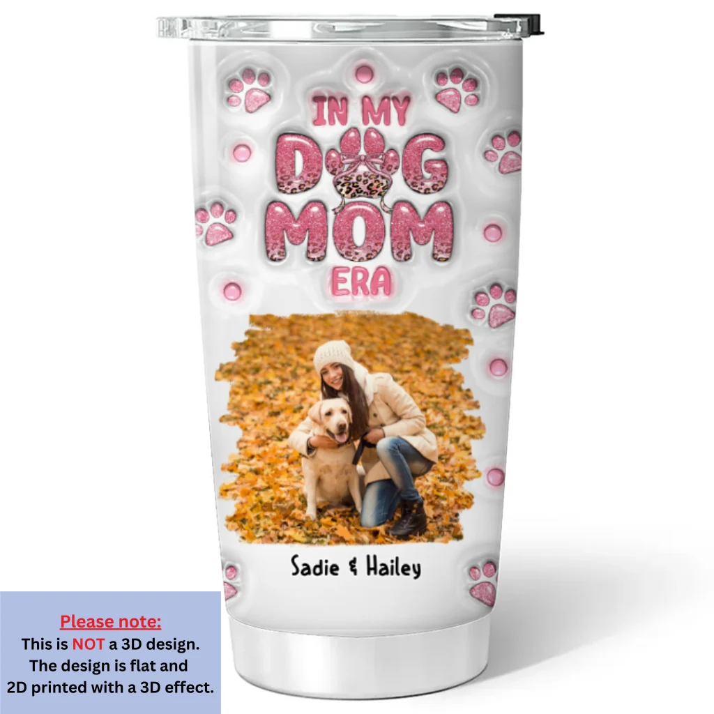 In My Era Photo - Personalized Custom 3D Inflated Effect Tumbler - Image 5
