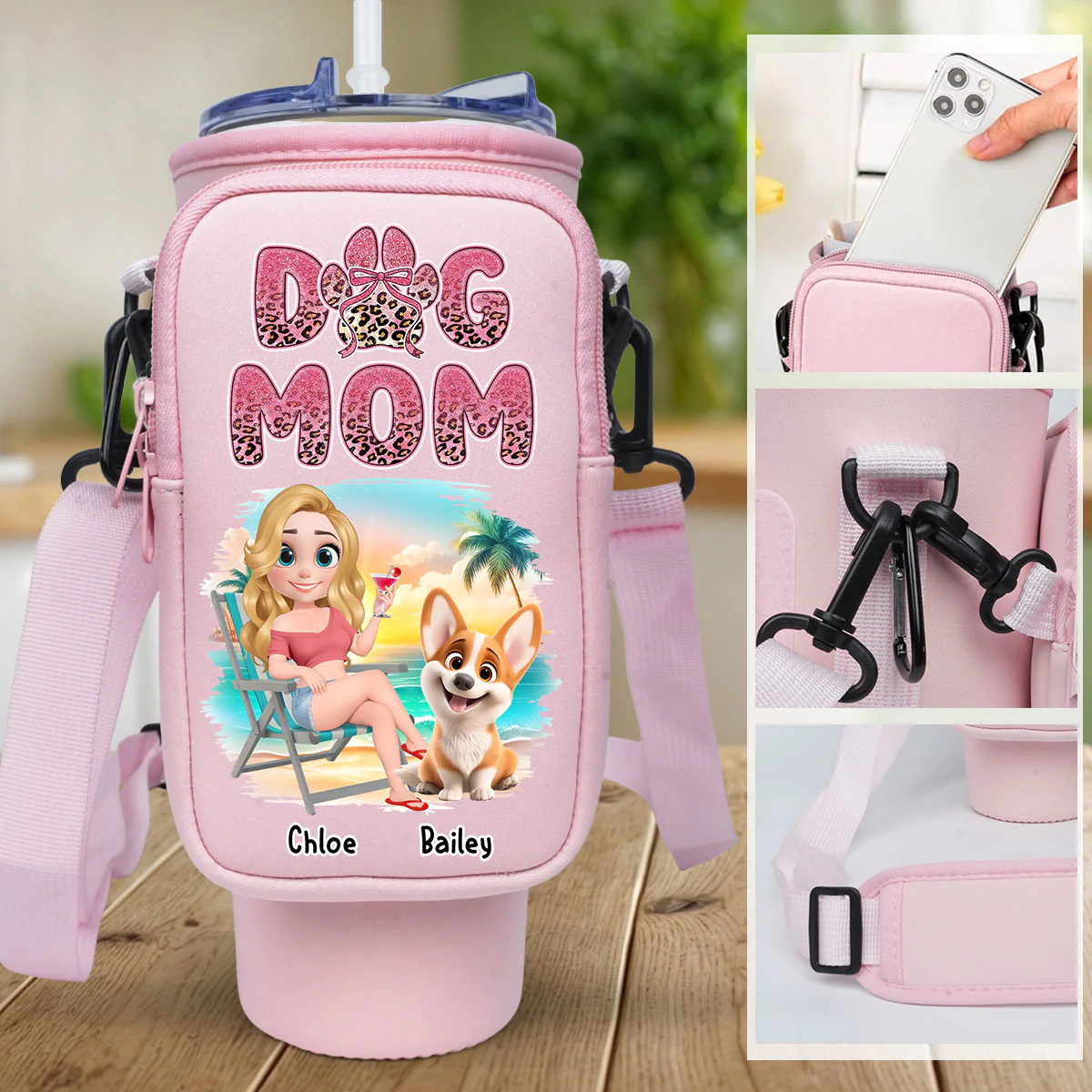 In My Era Version 2 - Personalized Custom Water Bottle Carrier Bag