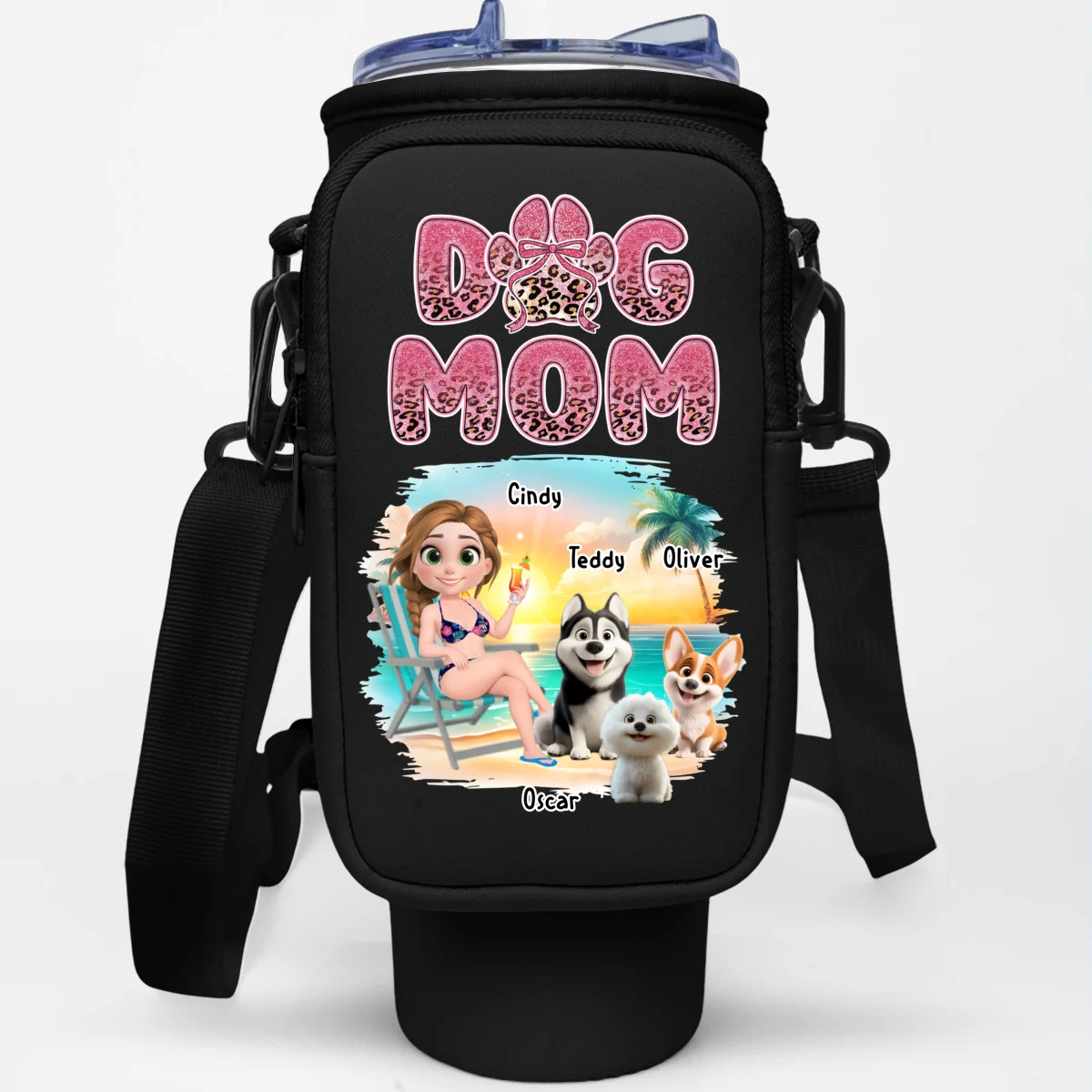 In My Era Version 2 - Personalized Custom Water Bottle Carrier Bag - Image 11