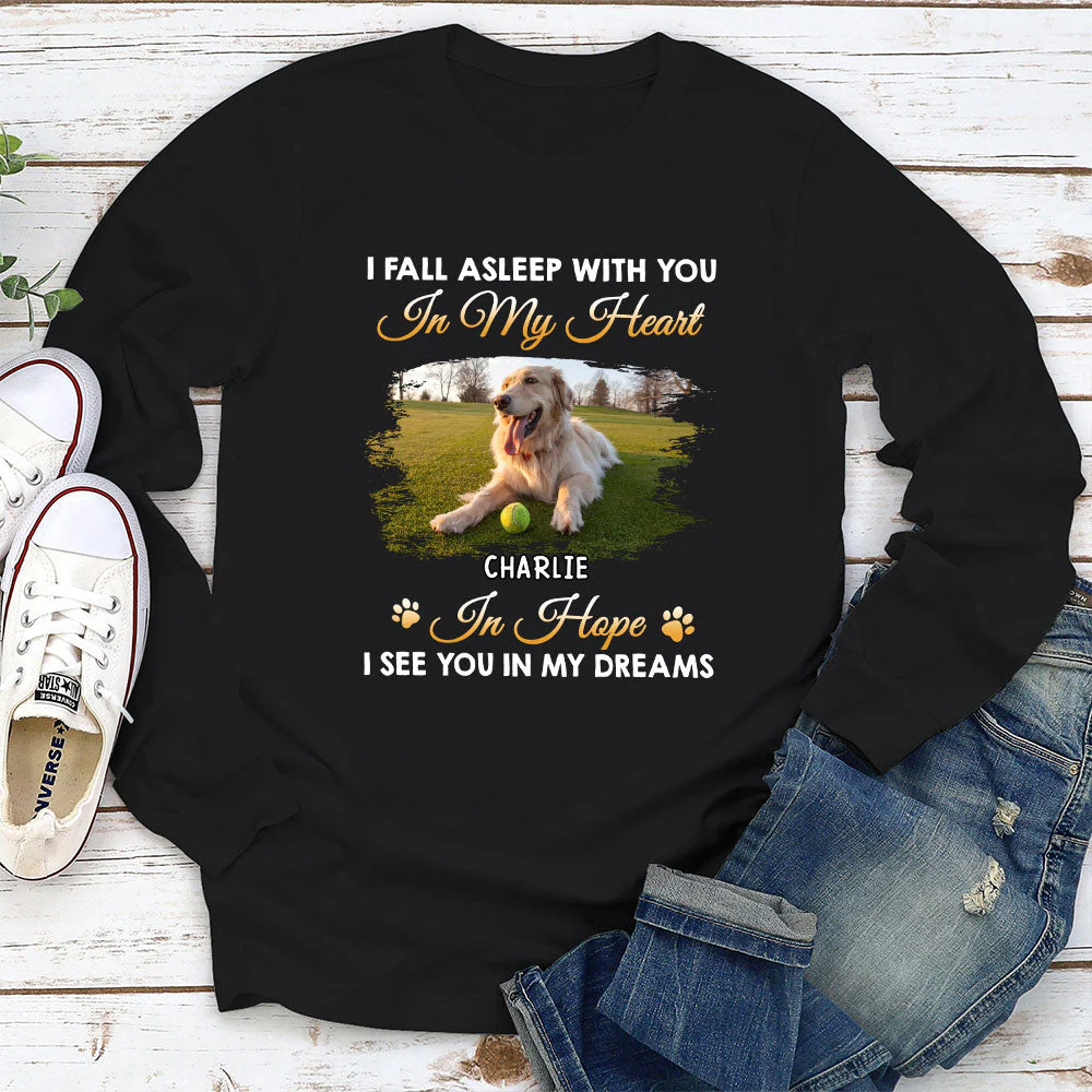 I See You In My Dreams - Personalized Custom Long Sleeve T-shirt - Image 2