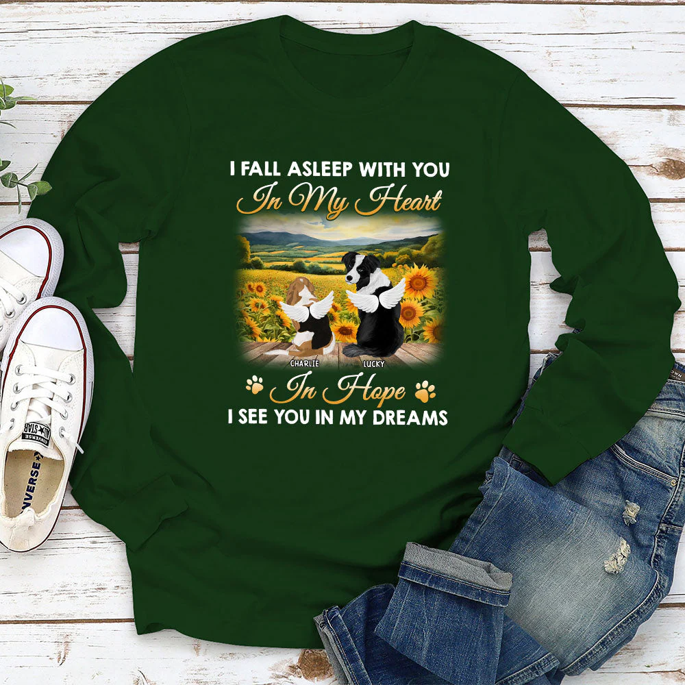 I See You In My Dreams - Personalized Custom Long Sleeve T-shirt - Image 4