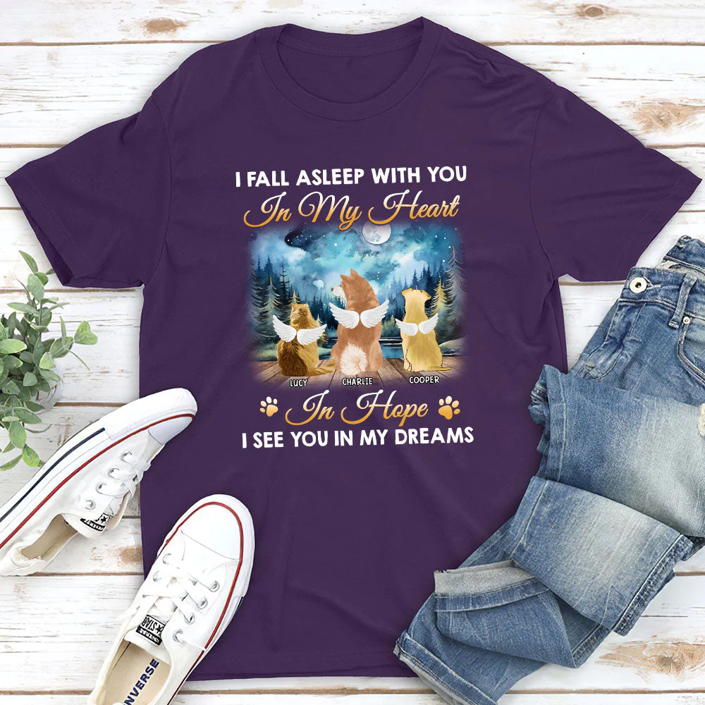 I See You In My Dreams - Personalized Custom Unisex T-shirt - Image 2