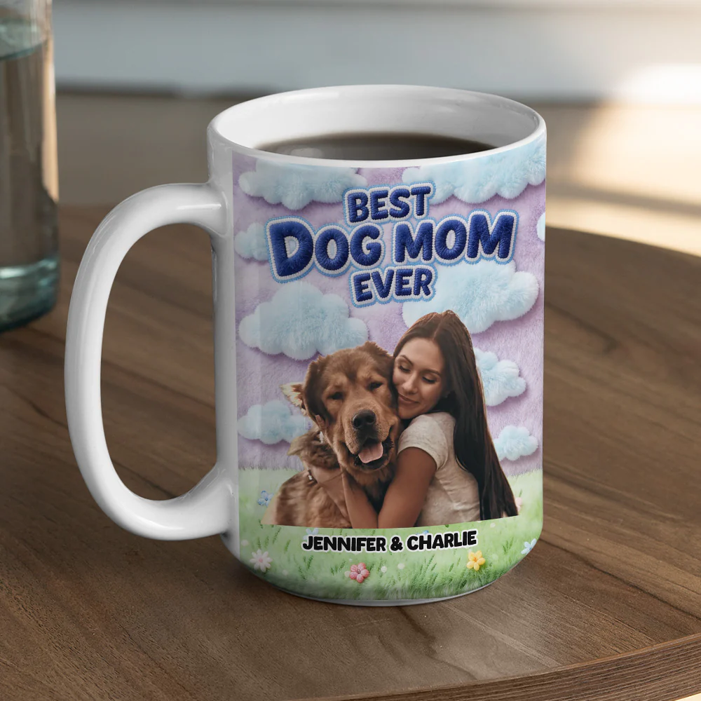 In The Clouds Photo - Personalized Custom 3D Inflated Effect Mug - Image 3