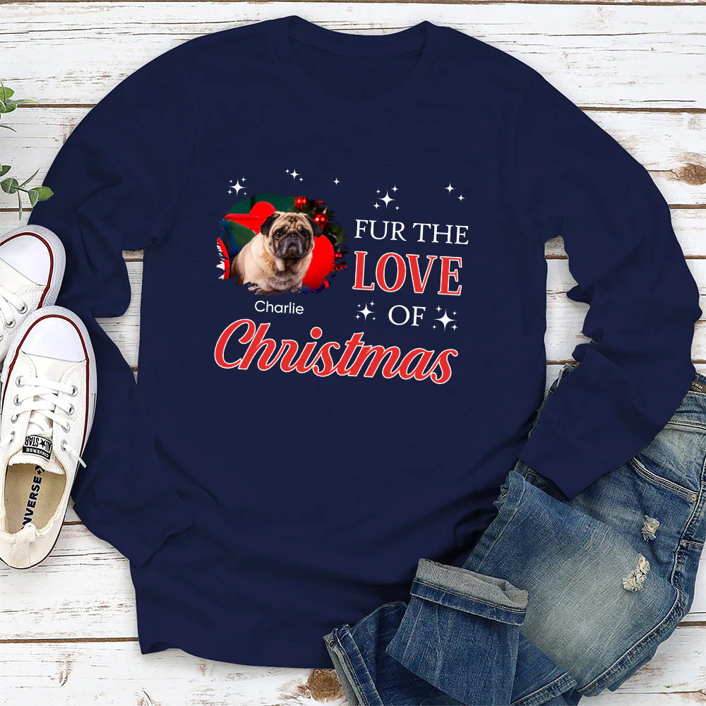 In The Name Of Love Photo - Personalized Custom Long Sleeve T-Shirt - Image 2
