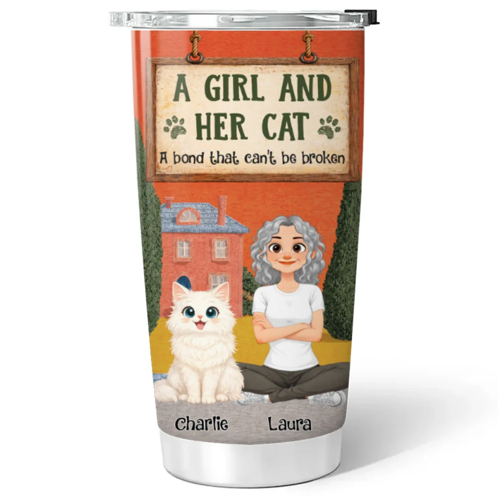 In The Storybook Cat Mom Era - Personalized Custom Tumbler - Image 6