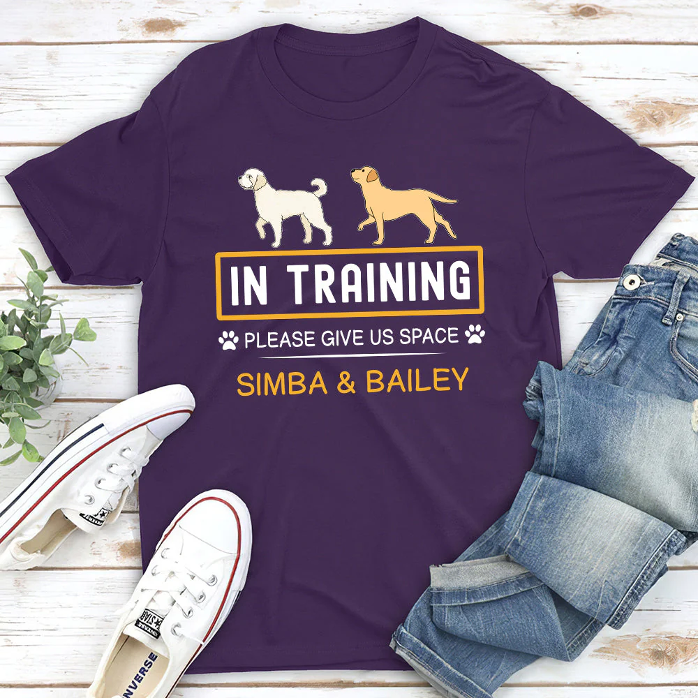 In Training - Personalized Custom Unisex T-shirt - Image 2
