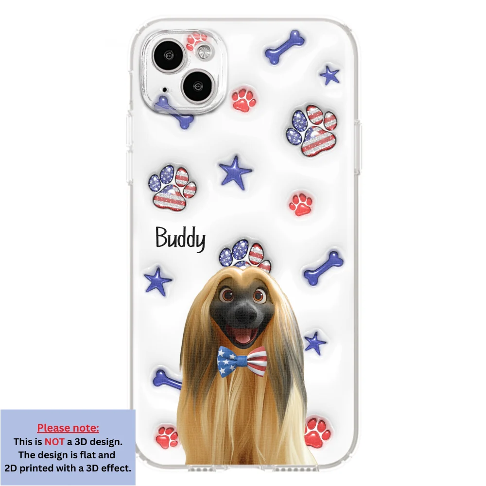 Independent Dogs - Personalized Custom 3D Inflated Effect Phone Case - Image 13
