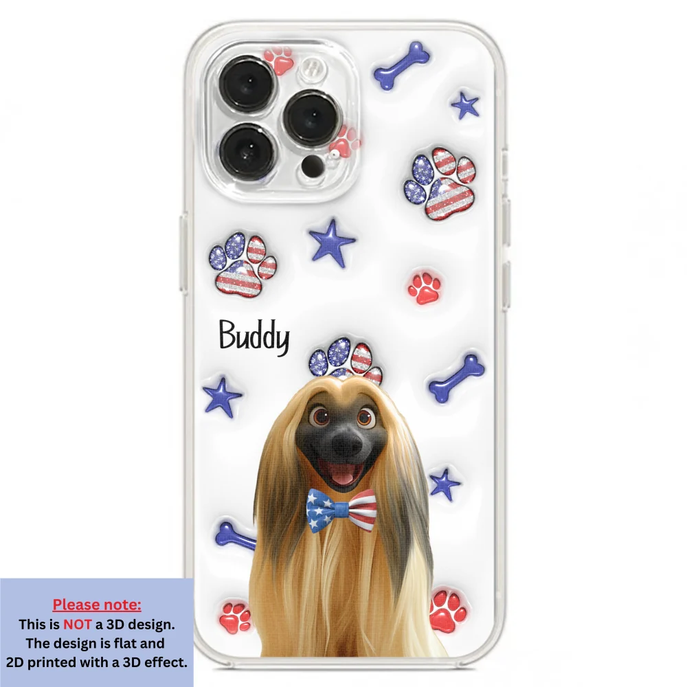 Independent Dogs - Personalized Custom 3D Inflated Effect Phone Case - Image 19