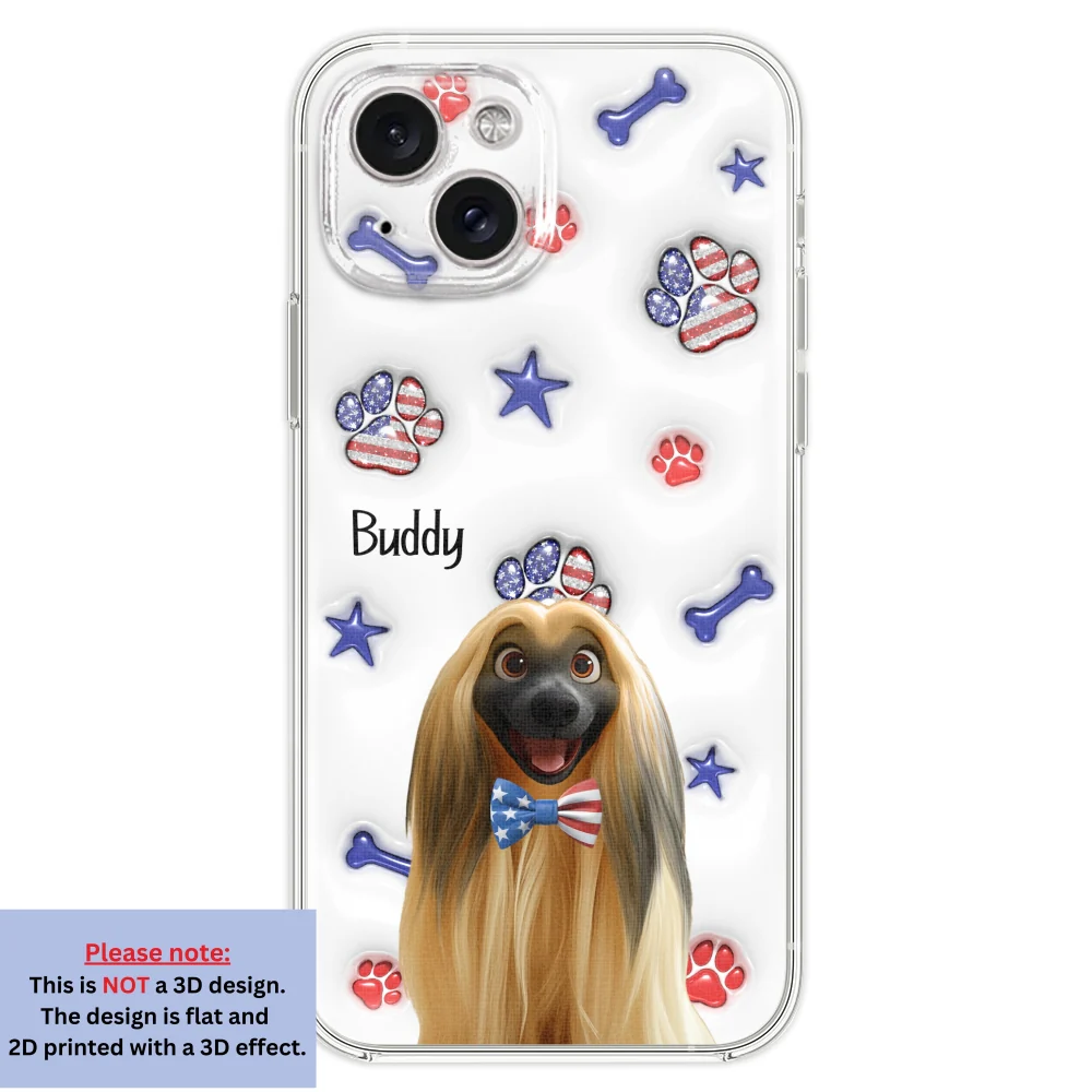 Independent Dogs - Personalized Custom 3D Inflated Effect Phone Case - Image 20