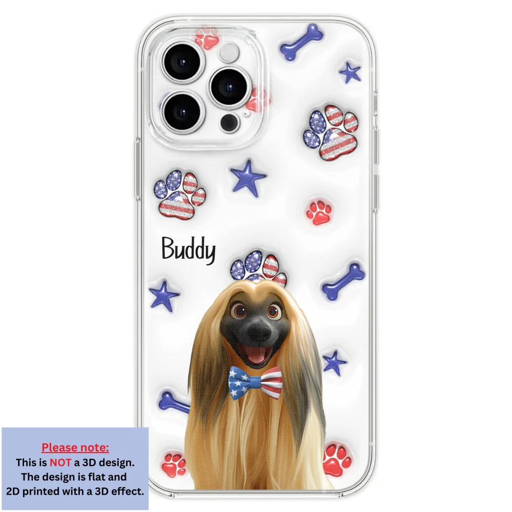 Independent Dogs - Personalized Custom 3D Inflated Effect Phone Case - Image 26