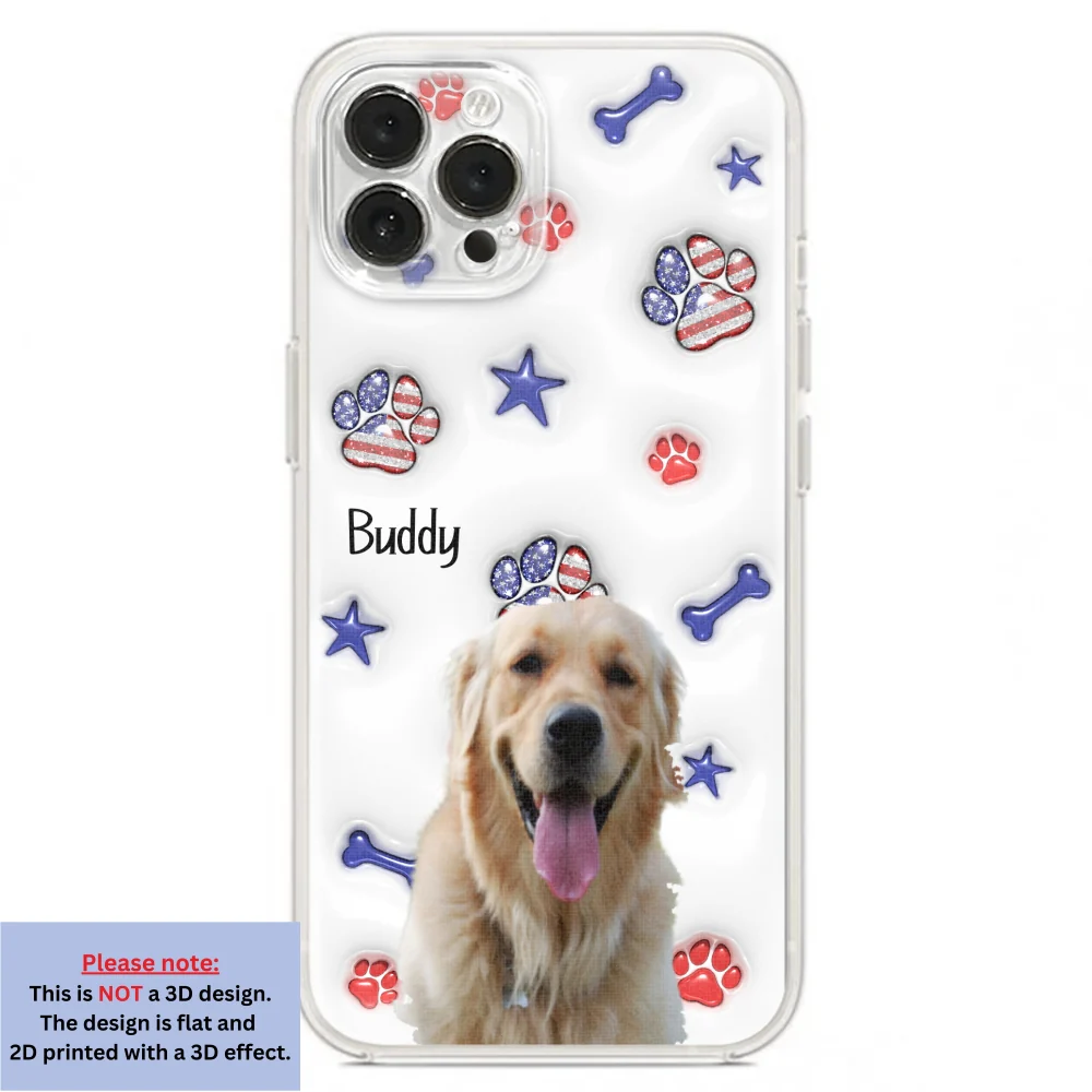 Independent Dogs Photo - Personalized Custom 3D Inflated Effect Phone Case - Image 19