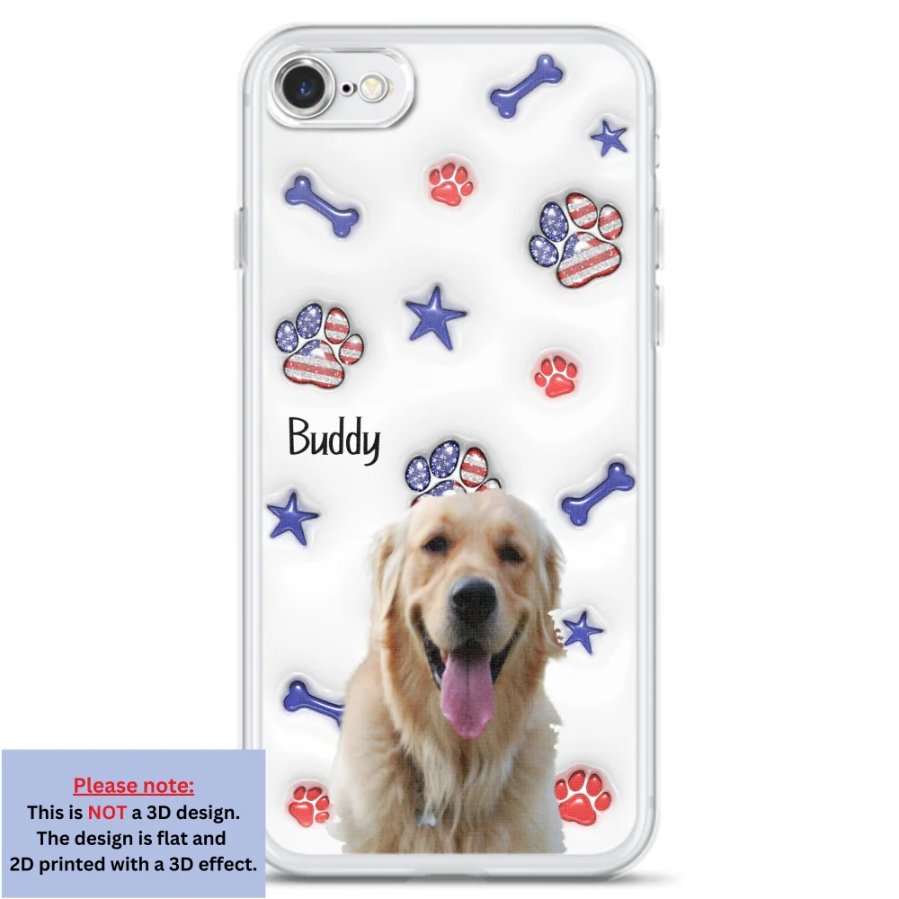 Independent Dogs Photo - Personalized Custom 3D Inflated Effect Phone Case - Image 6