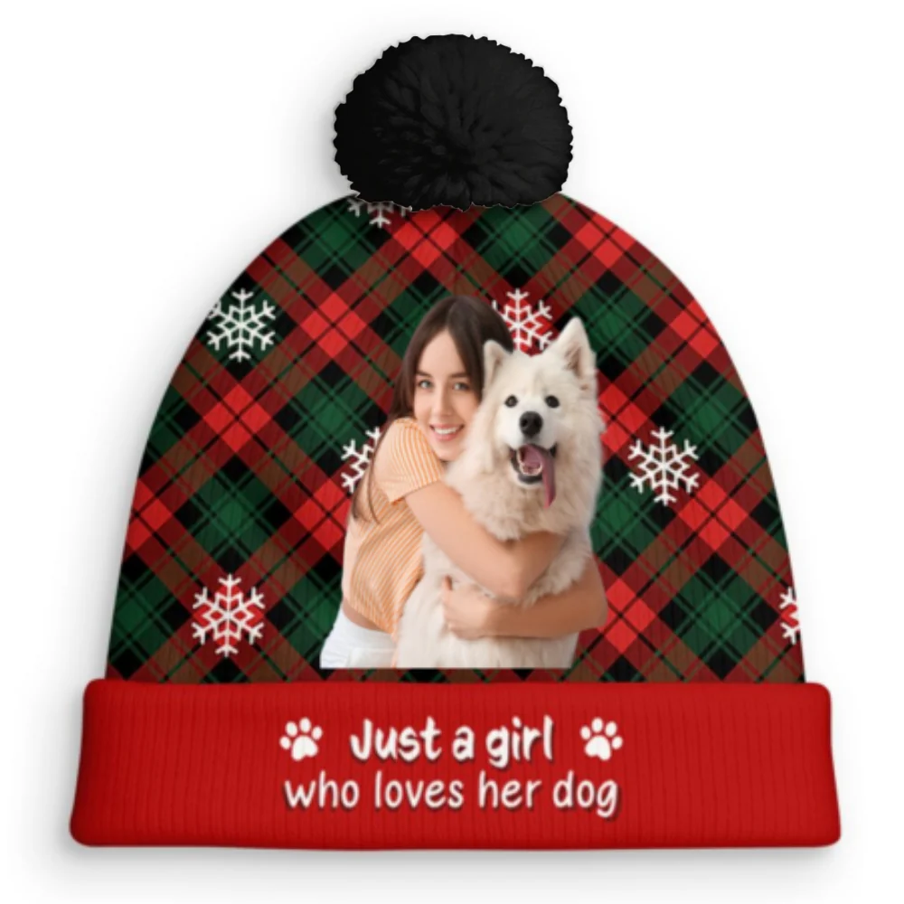 It Is Swell Time Photo - Personalized Custom Bobble Beanie Hat - Image 5