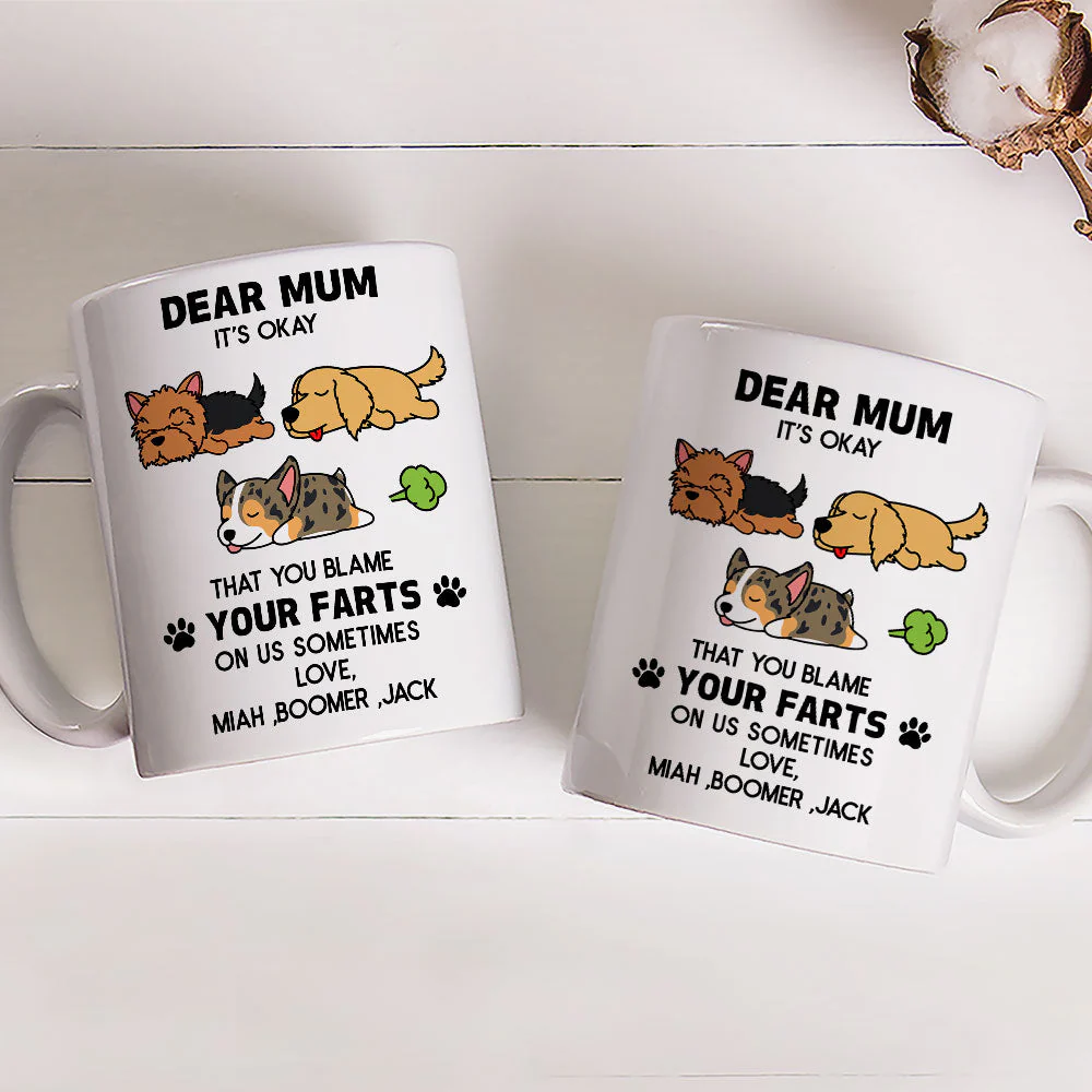 Its Okay - Personalized Custom Coffee Mug - Image 3